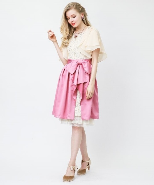 axes femme（アクシーズファム）の「ラッフルスカートドレス