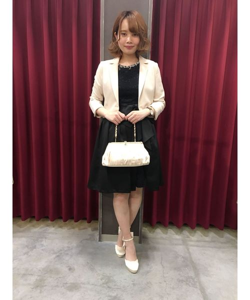 axes femme（アクシーズファム）の「ラッフルスカートドレス