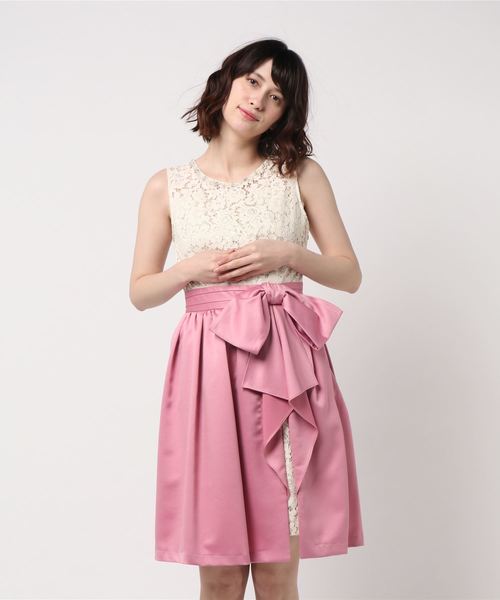アクシーズファム ラッフルスカートドレス axes femme（アクシーズファム）の「ラッフルスカートドレス