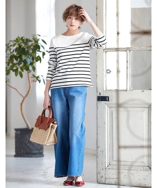 KOBE LETTUCE（コウベレタス）の「軽量ポインテッドトゥバレエパンプス/フラットシューズ/レディースシューズ/靴[I1508]神戸レタス（バレエシューズ・レディース・ネイビー/ブラック/ホワイト/シルバー/レッド・LL/M/L/S）」の9枚目の写真