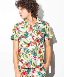 1PIU1UGUALE3 RELAX(ウノピゥウノウグァーレトレ)プリぺラアロハシャツ