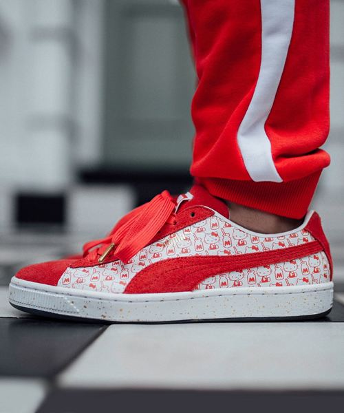 puma suede x hello kitty