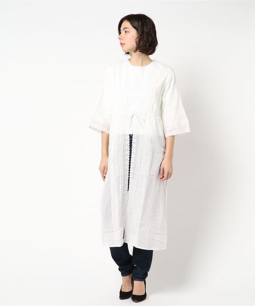 LOWRYS FARM(ローリーズファーム)の「Aレースマエアキワンピース 785970 (ワンピース・レディース・オフホワイト/ブラック・LARGE/MEDIUM)」の5枚目の写真