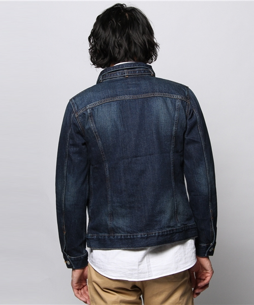 JOURNAL STANDARD(ジャーナルスタンダード)の「【2013 SPRING CATALOGUE 掲載アイテム】デニムトラッカージャケット(デニムジャケット・メンズ・ネイビー/ダークブルー・LARGE/MEDIUM)」の5枚目の写真