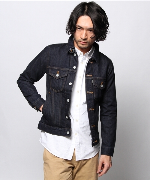 JOURNAL STANDARD(ジャーナルスタンダード)の「【2013 SPRING CATALOGUE 掲載アイテム】デニムトラッカージャケット(デニムジャケット・メンズ・ネイビー/ダークブルー・LARGE/MEDIUM)」の11枚目の写真
