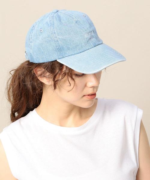 BEAUTY&YOUTH UNITED ARROWS(ビューティーアンドユースユナイテッドアローズ)の「BY B&Y ロゴ デニム キャップ(キャップ・メンズ・ライトブルー/ダークグレー・FREE)」の8枚目の写真