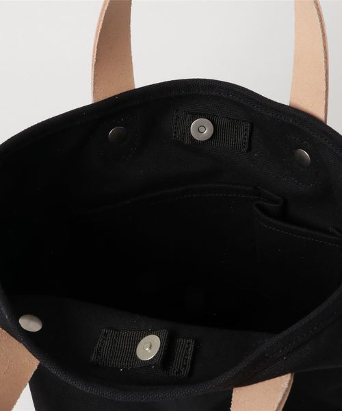 CONVERSE(コンバース)の「【CONVERSE】CV_CANVAS LEATHER TOTE BAG(トートバッグ・レディース・ブラック/ベージュ/オフホワイト/ネイビー/グレー・FREE)」の8枚目の写真