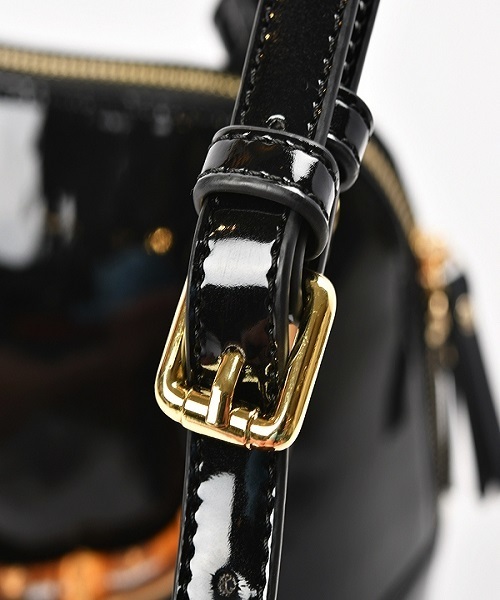 LE VERNIS（ル・ベルニ）の「エナメルブガッティ（ハンドバッグ・レディース・ホワイト/ブラック/チョコ・FREE）」の5枚目の写真