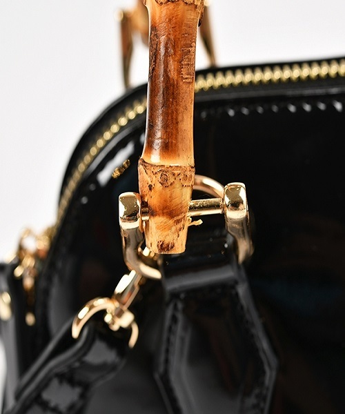 LE VERNIS（ル・ベルニ）の「エナメルブガッティ（ハンドバッグ・レディース・ホワイト/ブラック/チョコ・FREE）」の12枚目の写真