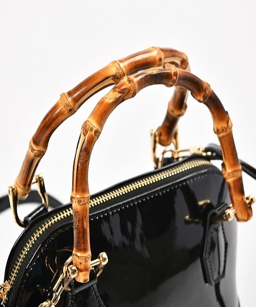 LE VERNIS（ル・ベルニ）の「エナメルブガッティ（ハンドバッグ・レディース・ホワイト/ブラック/チョコ・FREE）」の13枚目の写真