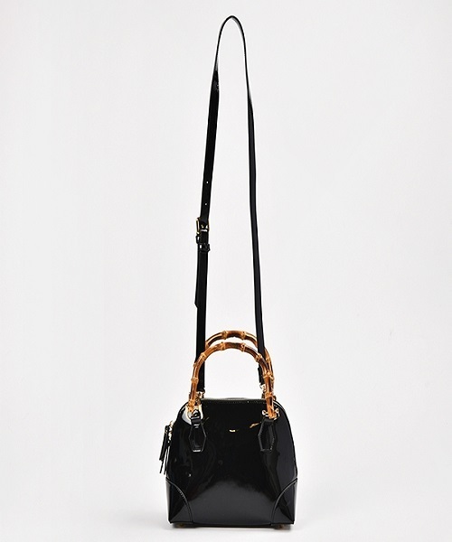 LE VERNIS（ル・ベルニ）の「エナメルブガッティ（ハンドバッグ・レディース・ホワイト/ブラック/チョコ・FREE）」の14枚目の写真