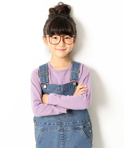 devirock（デビロック）の「ポケット付厚手もっちり長袖Tシャツ（Tシャツ/カットソー・キッズ・ブラック/ネイビー/オフホワイト/カーキ/ラベンダー/ヘザーチャコール/スモークピンク・100cm/120cm/130cm/140cm/150cm/160cm/110cm）」の6枚目の写真