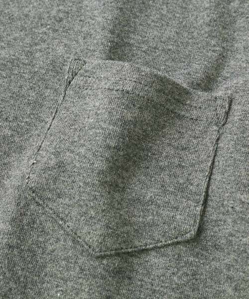 devirock（デビロック）の「ポケット付厚手もっちり長袖Tシャツ（Tシャツ/カットソー・キッズ・ブラック/ネイビー/オフホワイト/カーキ/ラベンダー/ヘザーチャコール/スモークピンク・100cm/120cm/130cm/140cm/150cm/160cm/110cm）」の15枚目の写真