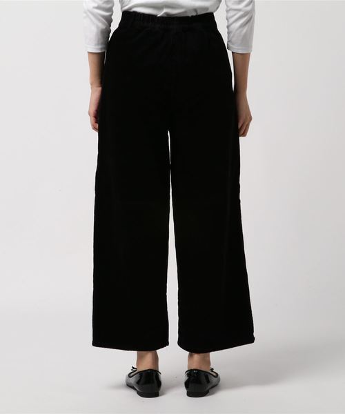 WEGO（ウィゴー）の「WEGO/コーデュロイストレートワイドパンツ（その他パンツ・レディース・ブラック/ブラウン/アイボリー/ライトピンク・FREE）」の5枚目の写真