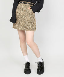 PUNYUS | レオパード柄ミニスカート(スカート)