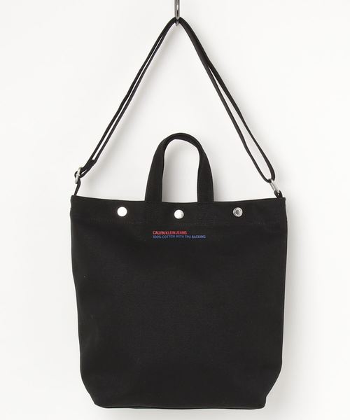 Calvin Klein Jeans Accessory（カルバン・クラインジーンズアクセサリー）の「ランチ バッグ（トートバッグ・レディース・オレンジ/ブラック/ホワイト・FREE）」の8枚目の写真