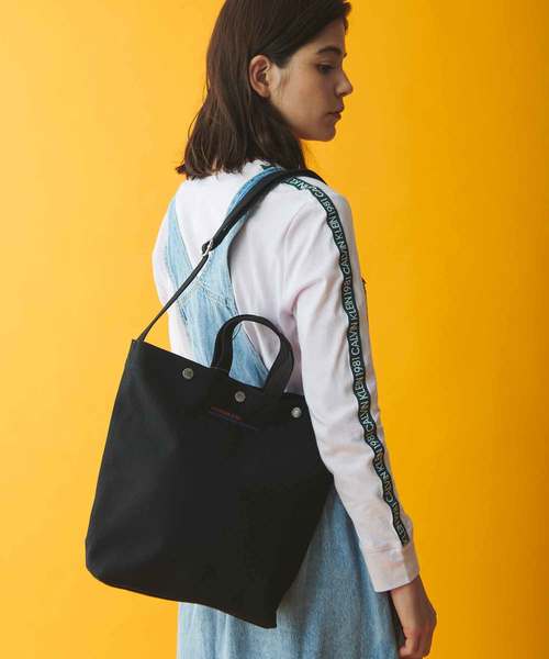 Calvin Klein Jeans Accessory（カルバン・クラインジーンズアクセサリー）の「ランチ バッグ（トートバッグ・レディース・オレンジ/ブラック/ホワイト・FREE）」の7枚目の写真