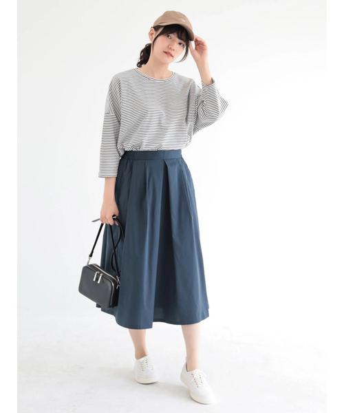 AMERICAN HOLIC(アメリカンホリック)の「スムース7分袖BIGTシャツ*(Tシャツ/カットソー・レディース・ブラック/オフホワイト/グリーン/その他7・FREE)」の19枚目の写真