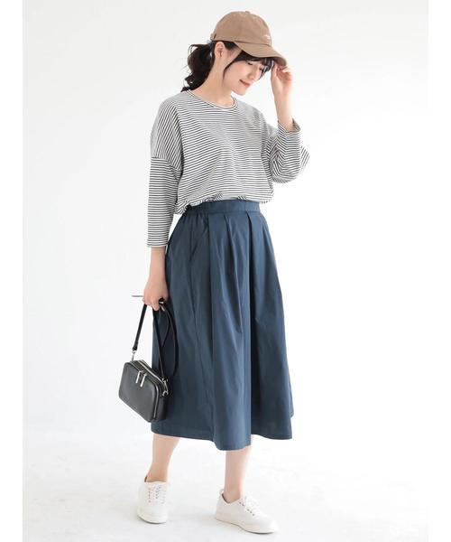 AMERICAN HOLIC(アメリカンホリック)の「スムース7分袖BIGTシャツ*(Tシャツ/カットソー・レディース・ブラック/オフホワイト/グリーン/その他7・FREE)」の18枚目の写真