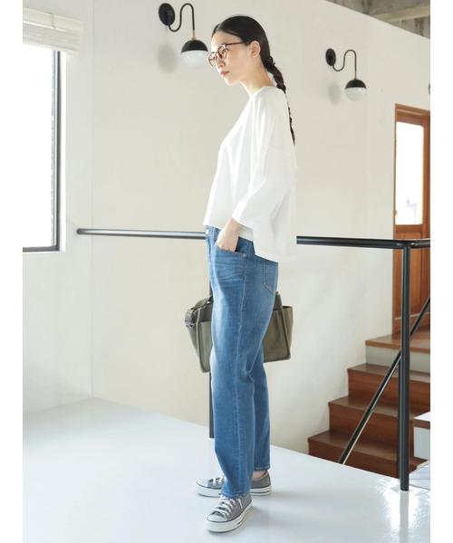 AMERICAN HOLIC(アメリカンホリック)の「スムース7分袖BIGTシャツ*(Tシャツ/カットソー・レディース・ブラック/オフホワイト/グリーン/その他7・FREE)」の13枚目の写真