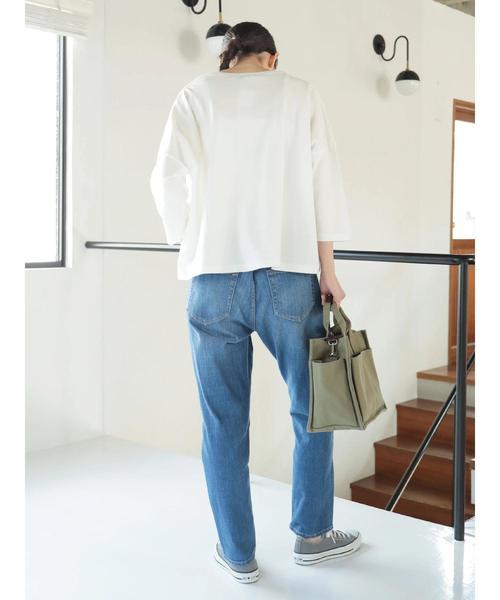 AMERICAN HOLIC(アメリカンホリック)の「スムース7分袖BIGTシャツ*(Tシャツ/カットソー・レディース・ブラック/オフホワイト/グリーン/その他7・FREE)」の12枚目の写真