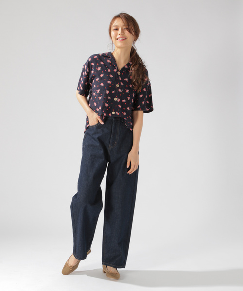 BAYFLOW(ベイフロー)の「アソートガラカイキンシャツ(シャツ/ブラウス・レディース・パープル/ネイビー/ピンク/イエロー・SMALL/MEDIUM)」の7枚目の写真