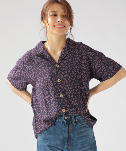 BAYFLOW(ベイフロー)の「アソートガラカイキンシャツ(シャツ/ブラウス・レディース・パープル/ネイビー/ピンク/イエロー・SMALL/MEDIUM)」の8枚目の写真