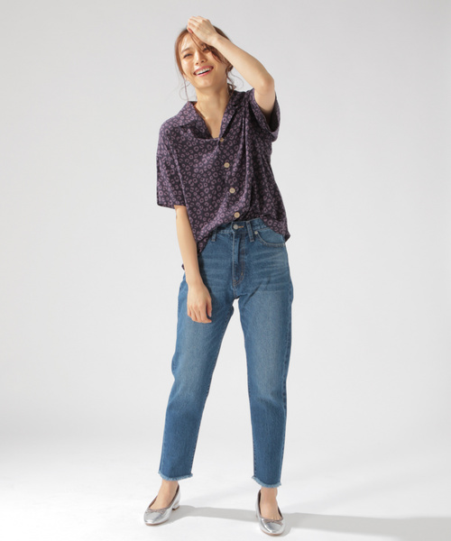 BAYFLOW(ベイフロー)の「アソートガラカイキンシャツ(シャツ/ブラウス・レディース・パープル/ネイビー/ピンク/イエロー・SMALL/MEDIUM)」の9枚目の写真