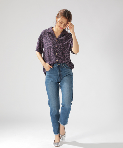 BAYFLOW(ベイフロー)の「アソートガラカイキンシャツ(シャツ/ブラウス・レディース・パープル/ネイビー/ピンク/イエロー・SMALL/MEDIUM)」の10枚目の写真