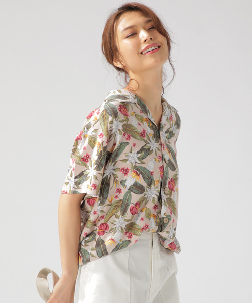 BAYFLOW(ベイフロー)の「アソートガラカイキンシャツ(シャツ/ブラウス・レディース・パープル/ネイビー/ピンク/イエロー・SMALL/MEDIUM)」の14枚目の写真