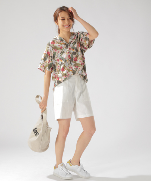 BAYFLOW(ベイフロー)の「アソートガラカイキンシャツ(シャツ/ブラウス・レディース・パープル/ネイビー/ピンク/イエロー・SMALL/MEDIUM)」の16枚目の写真