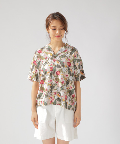 BAYFLOW(ベイフロー)の「アソートガラカイキンシャツ(シャツ/ブラウス・レディース・パープル/ネイビー/ピンク/イエロー・SMALL/MEDIUM)」の17枚目の写真