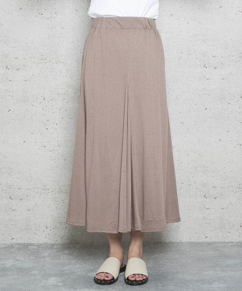 LUGG NAGG(ラグナグ)の「【Jewelobe/ ジュエローブ】カットフレアロングスカート(スカート・レディース・ブラック/ベージュ/ブラウン/カーキ・FREE)」の9枚目の写真