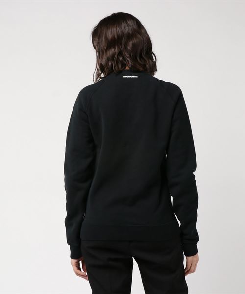 DSQUARED2（ディースクエアード）の「SWEATSHIRT /DYED /MERT&MARCUS 1994×DSQUARED2 /CLASSIC RAGLAN FIT /0191（スウェット・レディース・ブラック・S/M/L/XS）」の2枚目の写真