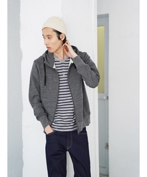 CRAFT STANDARD BOUTIQUE | ベーシックZIP裏毛パーカー ☆○(パーカー)