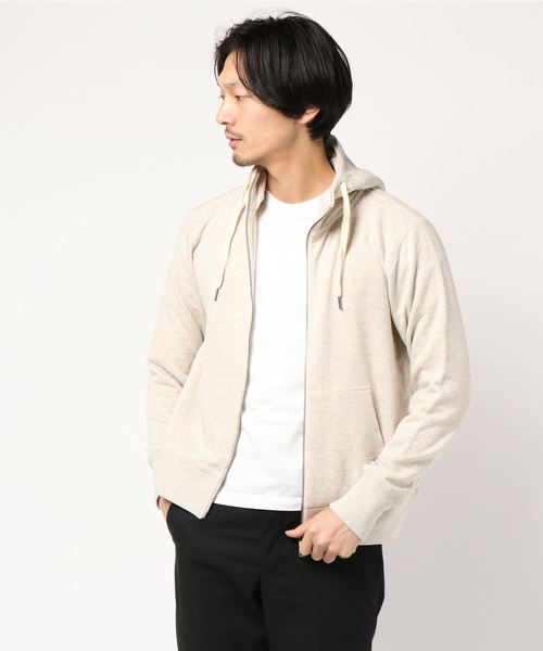 CRAFT STANDARD BOUTIQUE（クラフトスタンダードブティック）の「ベーシックZIP裏毛パーカー ☆○（パーカー・メンズ・ホワイト系その他/グレー系その他2/ネイビー/グレー系その他・M/LL/L）」の7枚目の写真