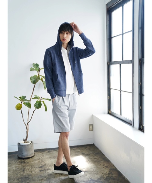 CRAFT STANDARD BOUTIQUE（クラフトスタンダードブティック）の「ベーシックZIP裏毛パーカー ☆○（パーカー・メンズ・ホワイト系その他/グレー系その他2/ネイビー/グレー系その他・M/LL/L）」の19枚目の写真