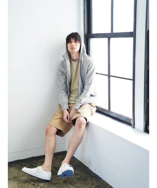 CRAFT STANDARD BOUTIQUE（クラフトスタンダードブティック）の「ベーシックZIP裏毛パーカー ☆○（パーカー・メンズ・ホワイト系その他/グレー系その他2/ネイビー/グレー系その他・M/LL/L）」の22枚目の写真