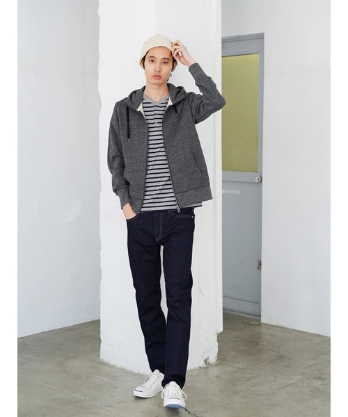 CRAFT STANDARD BOUTIQUE（クラフトスタンダードブティック）の「ベーシックZIP裏毛パーカー ☆○（パーカー・メンズ・ホワイト系その他/グレー系その他2/ネイビー/グレー系その他・M/LL/L）」の20枚目の写真