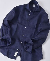 【美品】シップス ALBINI社リネン ホリゾンタルカラーリネンシャツ L SHIPS（シップス）の「SD:【ALBINI】 ウォッシュド リネン