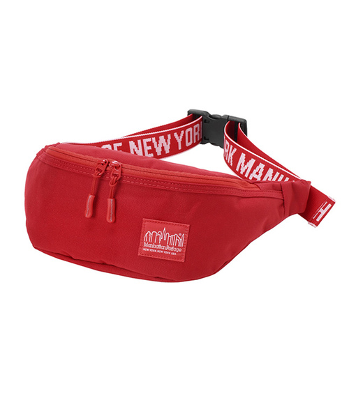 Manhattan Portage（マンハッタンポーテージ）の「IDENTⅡ Brooklyn Bridge Waist Bag（ボディバッグ/ウエストポーチ・メンズ・ブラック/レッド・X-SMALL）」の8枚目の写真