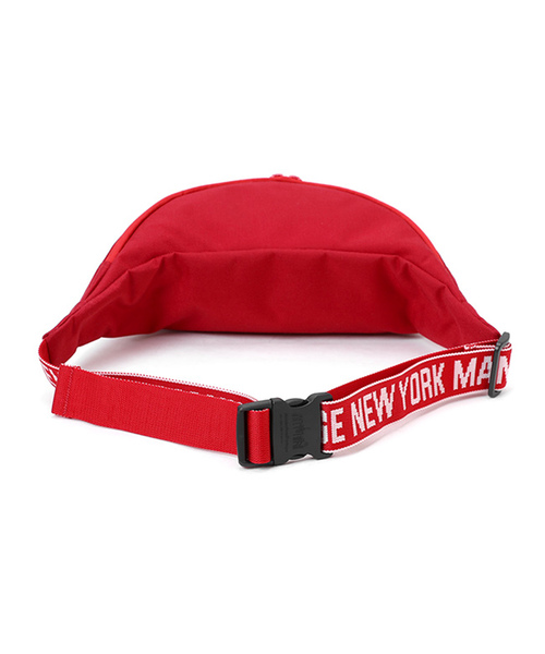 Manhattan Portage（マンハッタンポーテージ）の「IDENTⅡ Brooklyn Bridge Waist Bag（ボディバッグ/ウエストポーチ・メンズ・ブラック/レッド・X-SMALL）」の10枚目の写真