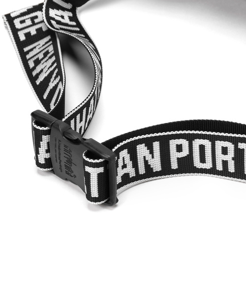 Manhattan Portage（マンハッタンポーテージ）の「IDENTⅡ Brooklyn Bridge Waist Bag（ボディバッグ/ウエストポーチ・メンズ・ブラック/レッド・X-SMALL）」の13枚目の写真