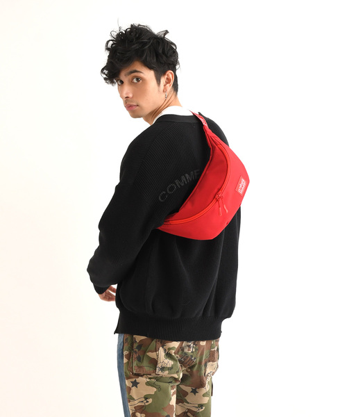 Manhattan Portage（マンハッタンポーテージ）の「IDENTⅡ Brooklyn Bridge Waist Bag（ボディバッグ/ウエストポーチ・メンズ・ブラック/レッド・X-SMALL）」の15枚目の写真
