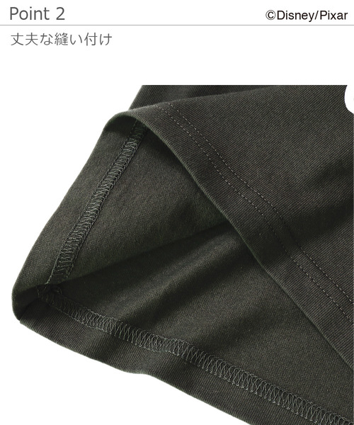 devirock（デビロック）の「トイストーリー バズ手書き風プリントTシャツ（Tシャツ/カットソー・キッズ・ブルー系その他/キャメル/スミクロ・110cm/100cm/120cm/130cm/140cm/150cm/160cm）」の8枚目の写真