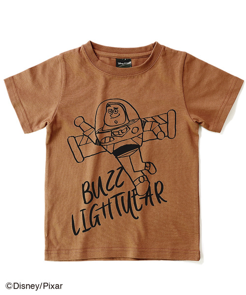 devirock（デビロック）の「トイストーリー バズ手書き風プリントTシャツ（Tシャツ/カットソー・キッズ・ブルー系その他/キャメル/スミクロ・110cm/100cm/120cm/130cm/140cm/150cm/160cm）」の14枚目の写真