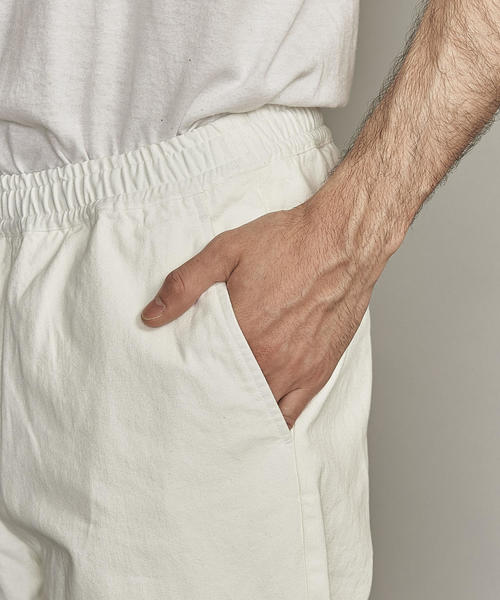 BEAUTY&YOUTH UNITED ARROWS（ビューティーアンドユースユナイテッドアローズ）の「BY デニム ワイド テーパード イージーパンツ（その他パンツ・メンズ・ホワイト/ネイビー・L/M/S/XL）」の3枚目の写真