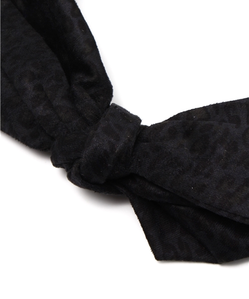 Ray BEAMS（レイビームス）の「◎Ctrl freak / レオパード柄 ヘアバンド（ヘアバンド・レディース・ブラウン/ネイビー・ONE SIZE）」の3枚目の写真