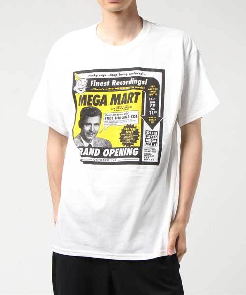 SUB POP(サブポップ)の「S/S PRINT TEE "GRAND OPENING"/ショートスリーブ グランドオープニング(Tシャツ/カットソー・メンズ・ホワイト・LARGE/MEDIUM/SMALL/X-LARGE)」の1枚目の写真