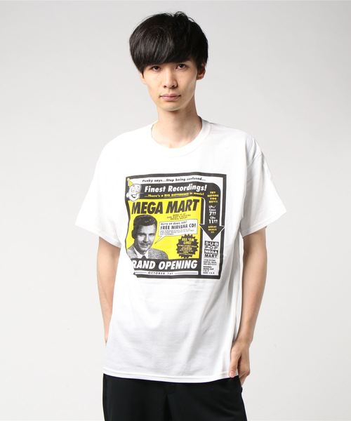 SUB POP(サブポップ)の「S/S PRINT TEE "GRAND OPENING"/ショートスリーブ グランドオープニング(Tシャツ/カットソー・メンズ・ホワイト・LARGE/MEDIUM/SMALL/X-LARGE)」の4枚目の写真